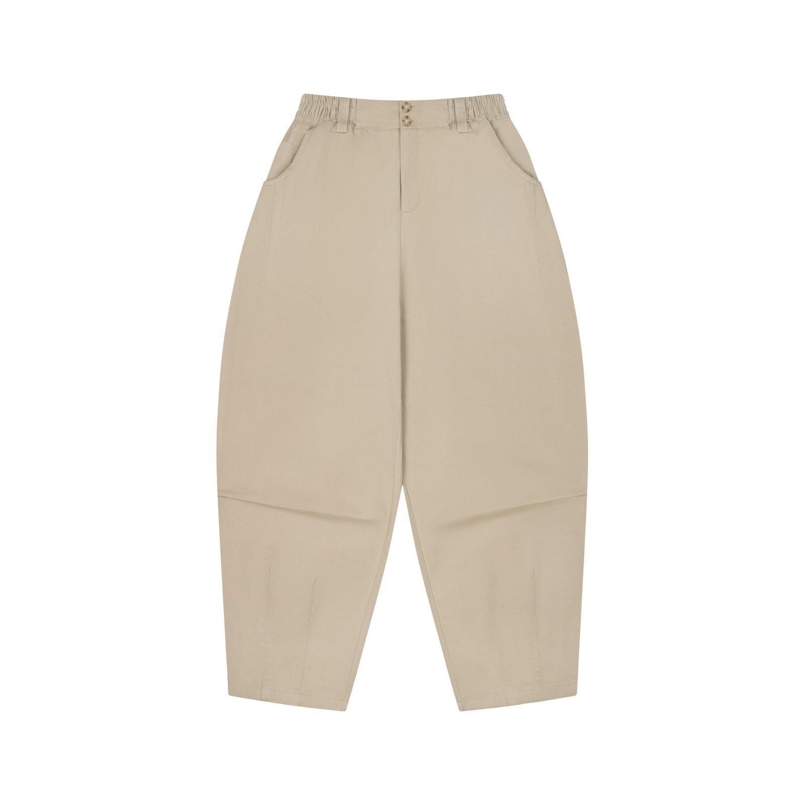 Balloon Fit Khaki Pants