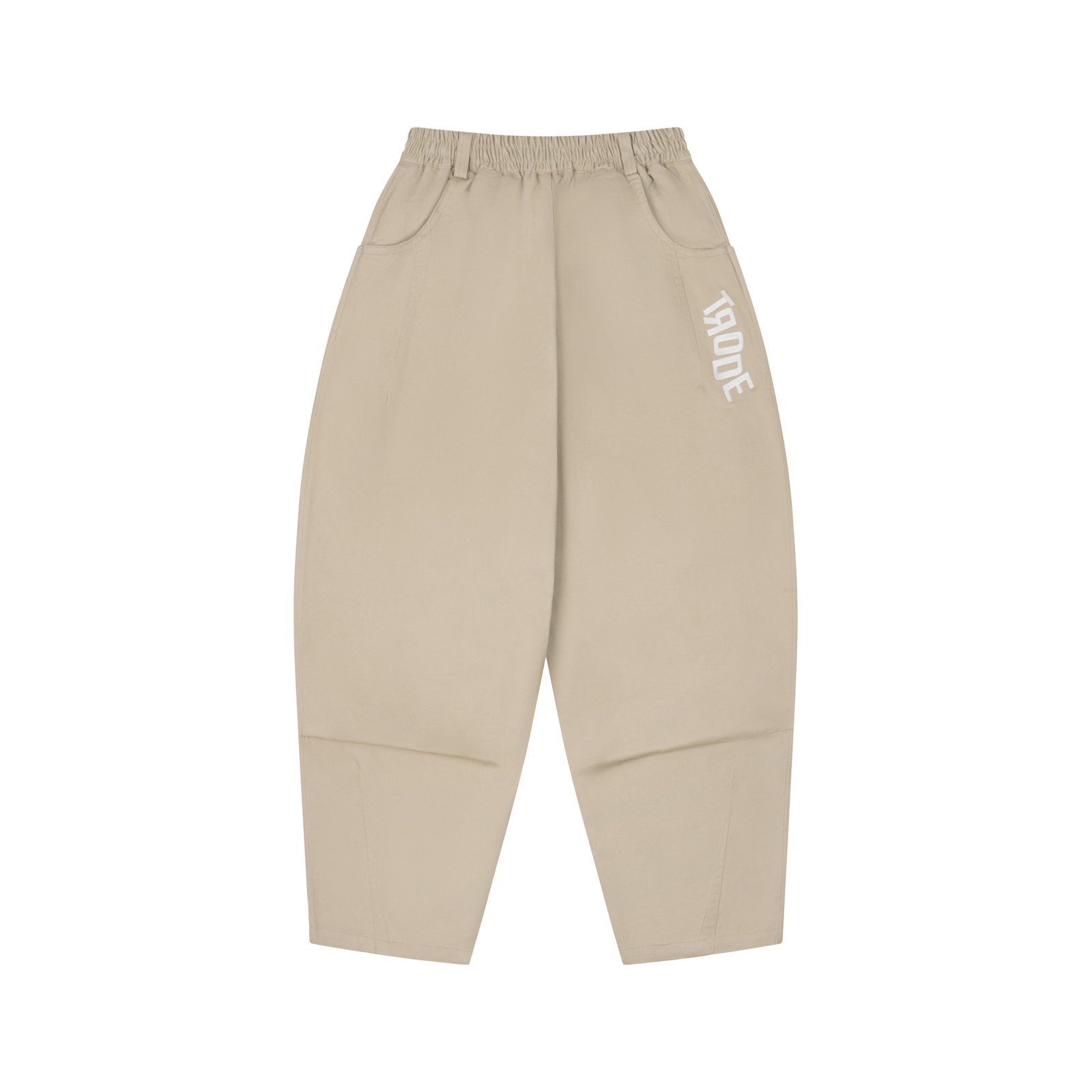 Balloon Fit Khaki Pants